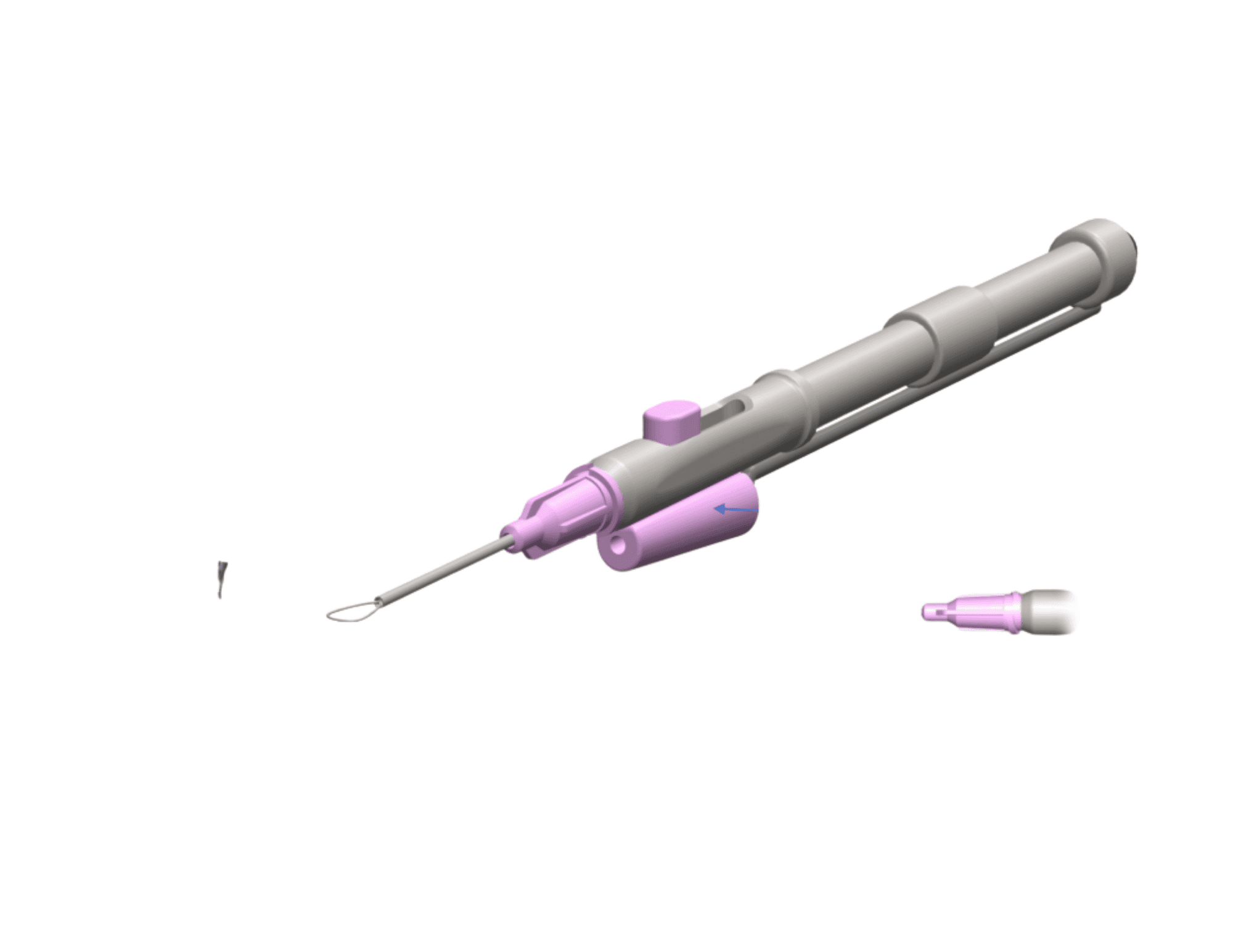 Broken tool removal system with integrated vision