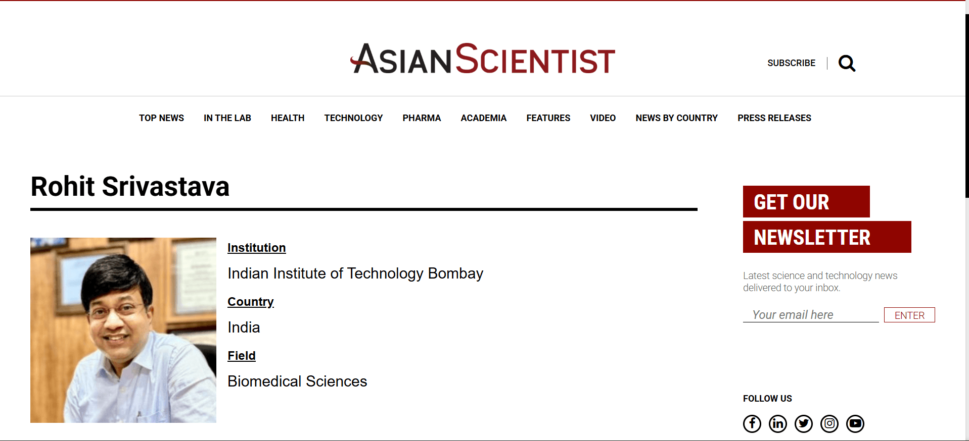 The ASIAN SCIENTIST 100